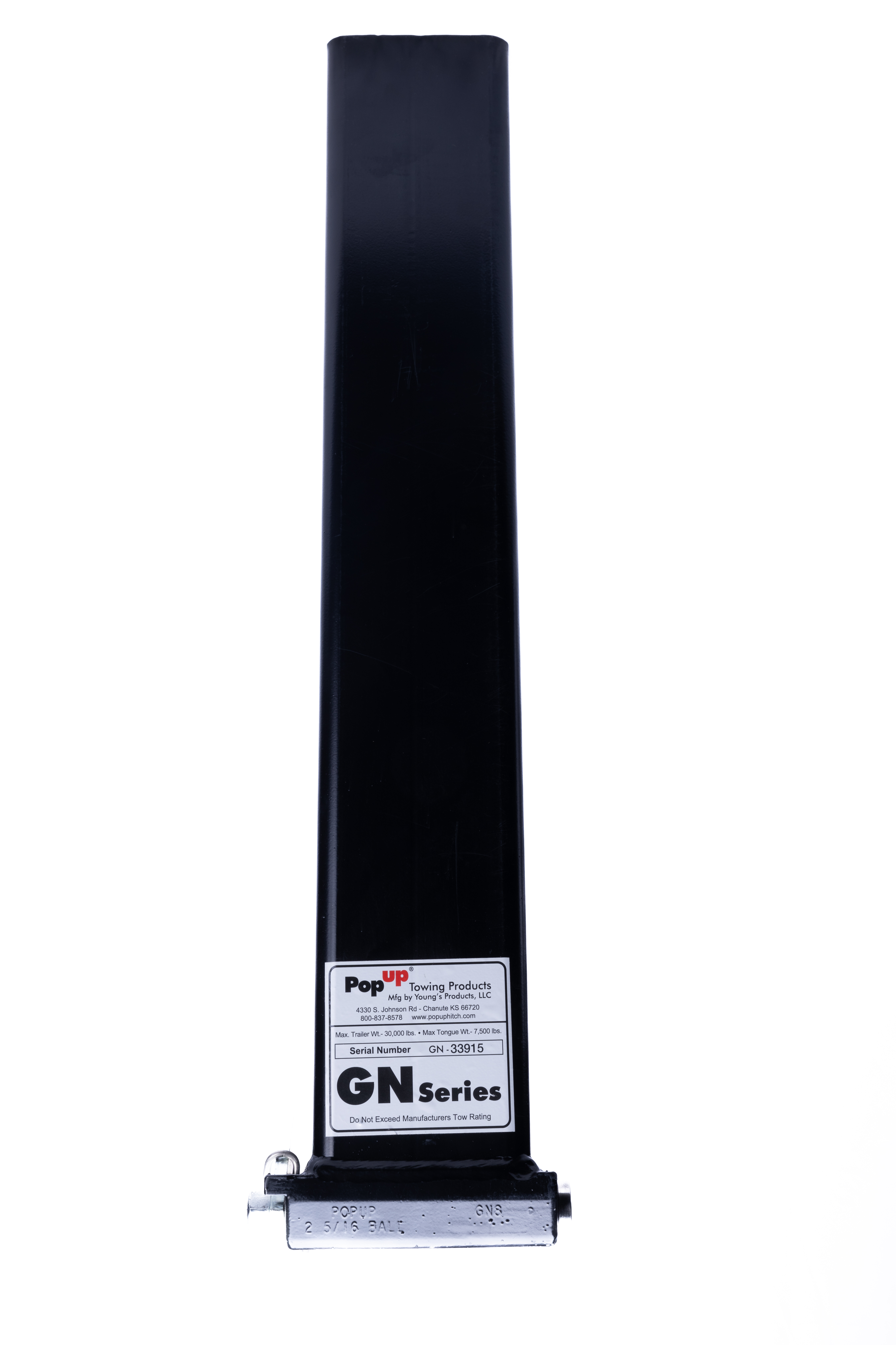 GN3 is a Self Latching gooseneck Trailer Coupler with a 4 inch square trailer stem.