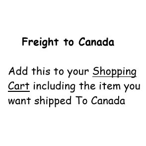 Extra freight to ship a cab & chassis gooseneck hitch to Canada