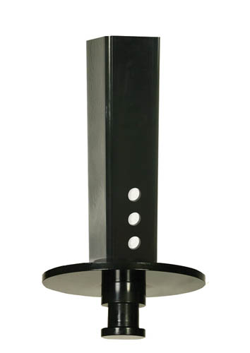 GN6 Gooseneck to 5th wheel hitch converter with a 4-1/2 inch square trailer stem.