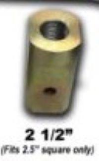 B&W - Post for Convert-A-Goose 5th wheel base rails for 1 inch bolt