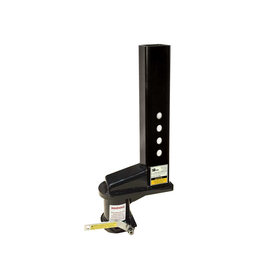 SB3-6 is a 6 Inch extended gooseneck trailer coupler with a 4 Inch Square trailer stem