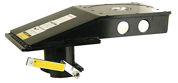 RV4 5th Wheel to Gooseneck adapter for Flatbed pickup truck with 9 inches extension, 7-1/2 inch height