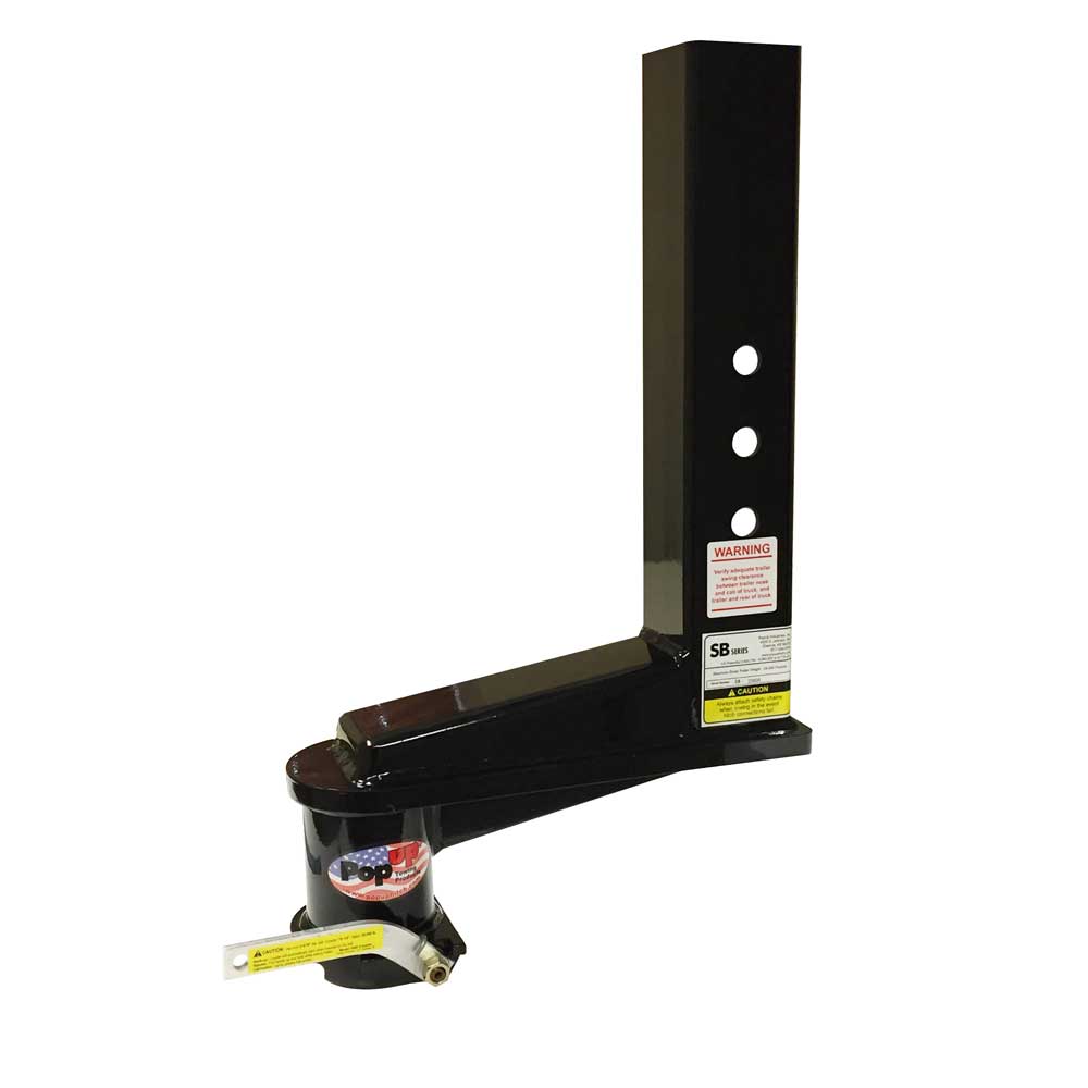 SB212  is a 12 inch extended gooseneck trailer coupler with a 4-1/2  inch square trailer Stem.