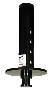 GN5 Gooseneck to 5th wheel hitch adapter with 4 inch round trailer stem