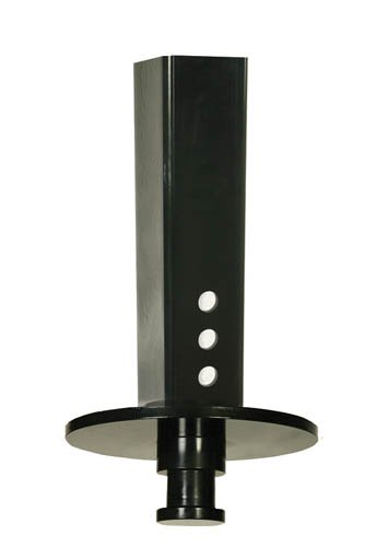 GN6 Gooseneck to 5th wheel hitch converter with a 4-1/2 inch square trailer stem.