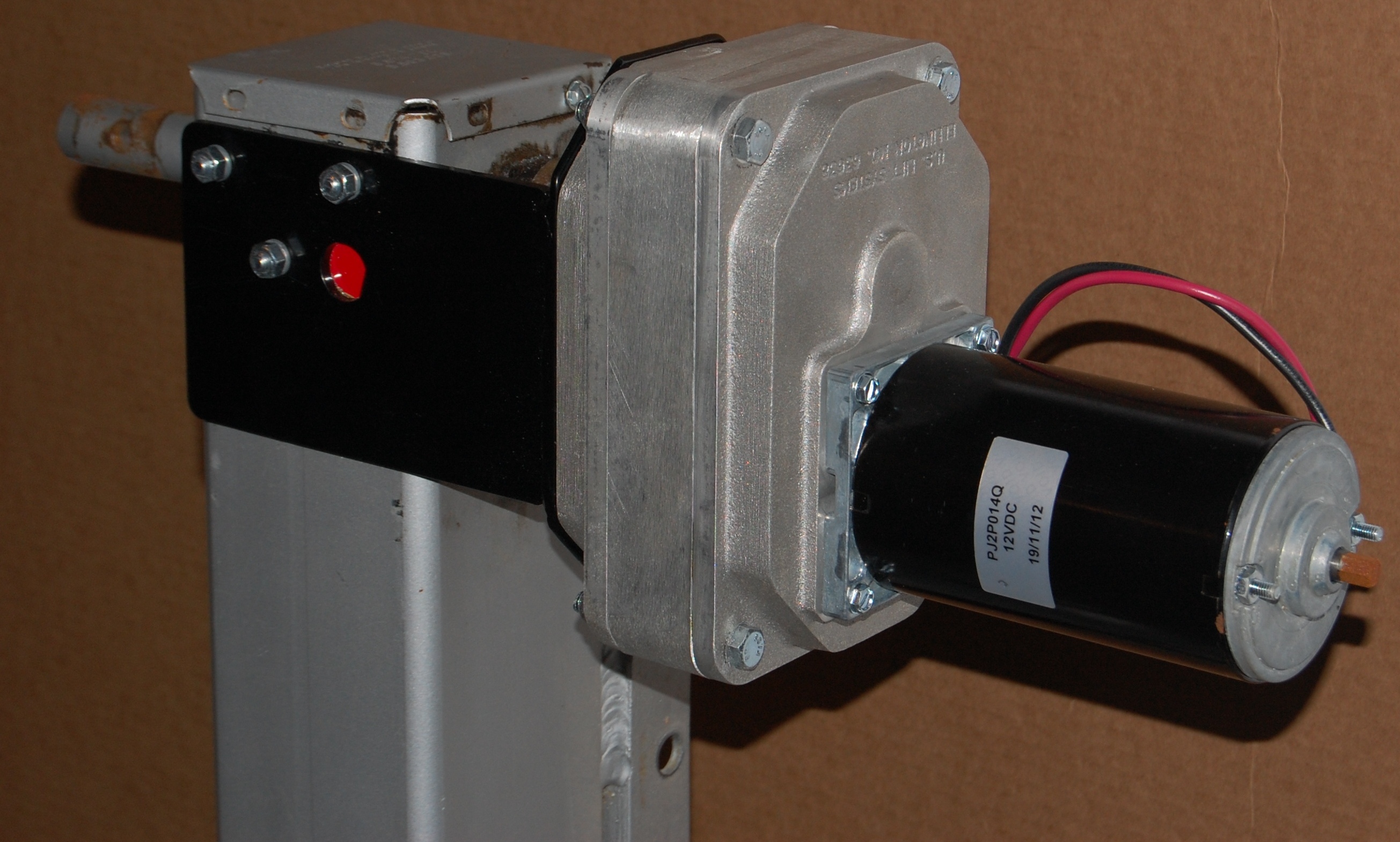 Gooseneck trailer jack electric adapter for single speed jack