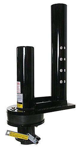 CC4 Cushion Gooseneck Trailer Coupler with 9 inch extension and a 4 inch Round trailer stem