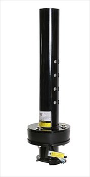 CC2 Gooseneck cushion trailer coupler hitch with a 4 inch round trailer stem.